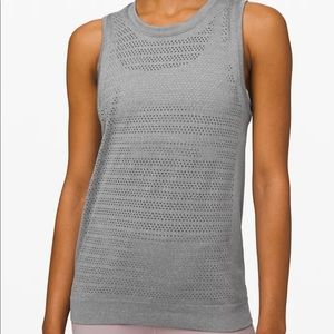 Lululemon grey muscle tank